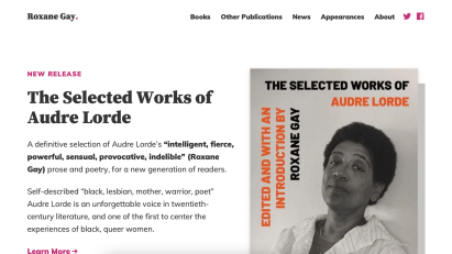 Roxane Gay New Release Web Page