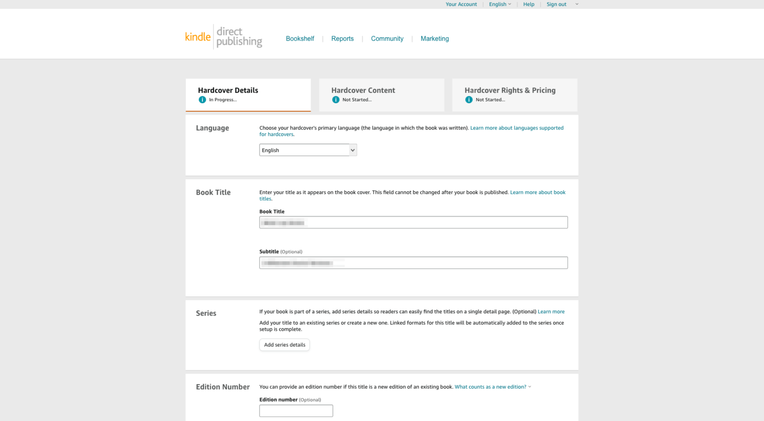 How to Publish a Hardcover Book on Amazon KDP Written Word Media