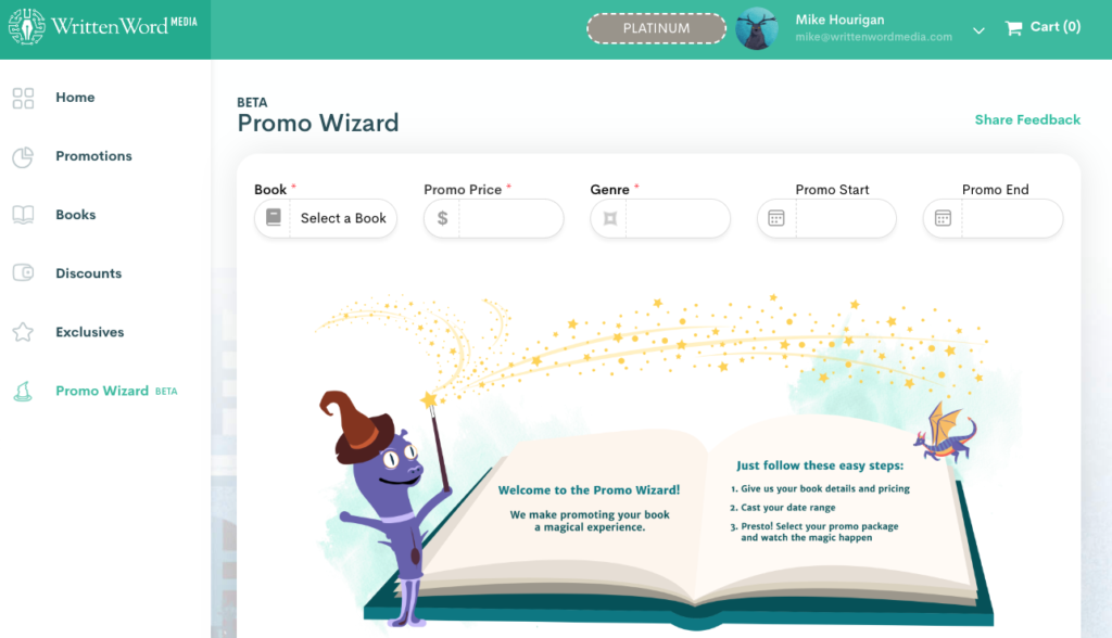 Written Word Media Promo Wizard